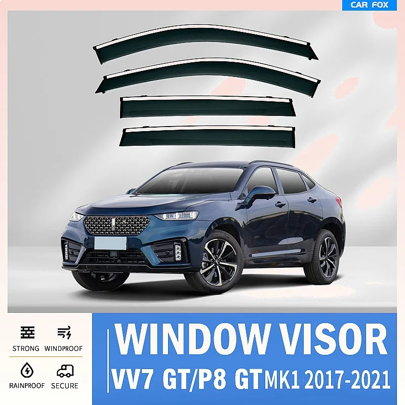 For WEY VV7 P8 GT 2017-2021 Car Window Visor Rain Guard Side Shield Sun Shade Accessories
For WEY VV7 P8 GT 2017-2021 Car Window Visor Rain Guard Side Shield Sun Shade Accessories