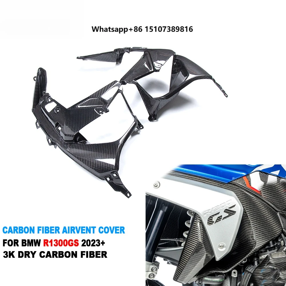100% Carbon Real Dry Carbon Fiber Motorcycle Air Outlet Cover Airvent Cover Fairing for R1300GS 2023+
100% Carbon Real Dry Carbon Fiber Motorcycle Air Outlet Cover Airvent Cover Fairing for R1300GS 2023+