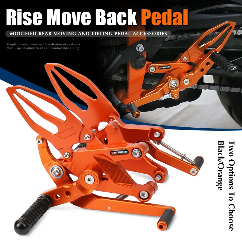Motorcycle CNC Aluminum Adjustable Rearset Rear Set Footrest Foot Pegs For DUKE390 DUKE250 For DUKE 390 250 2024-2026
Motorcycle CNC Aluminum Adjustable Rearset Rear Set Footrest Foot Pegs For DUKE390 DUKE250 For DUKE 390 250 2024-2026