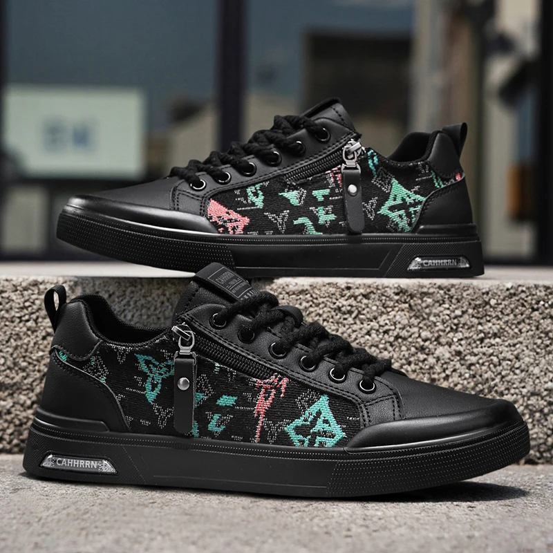 Spring and Autumn Men's Shoes Casual Board Shoes White Shoes Splicing Surface Versatile Trendy Shoes
Spring and Autumn Men's Shoes Casual Board Shoes White Shoes Splicing Surface Versatile Trendy Shoes