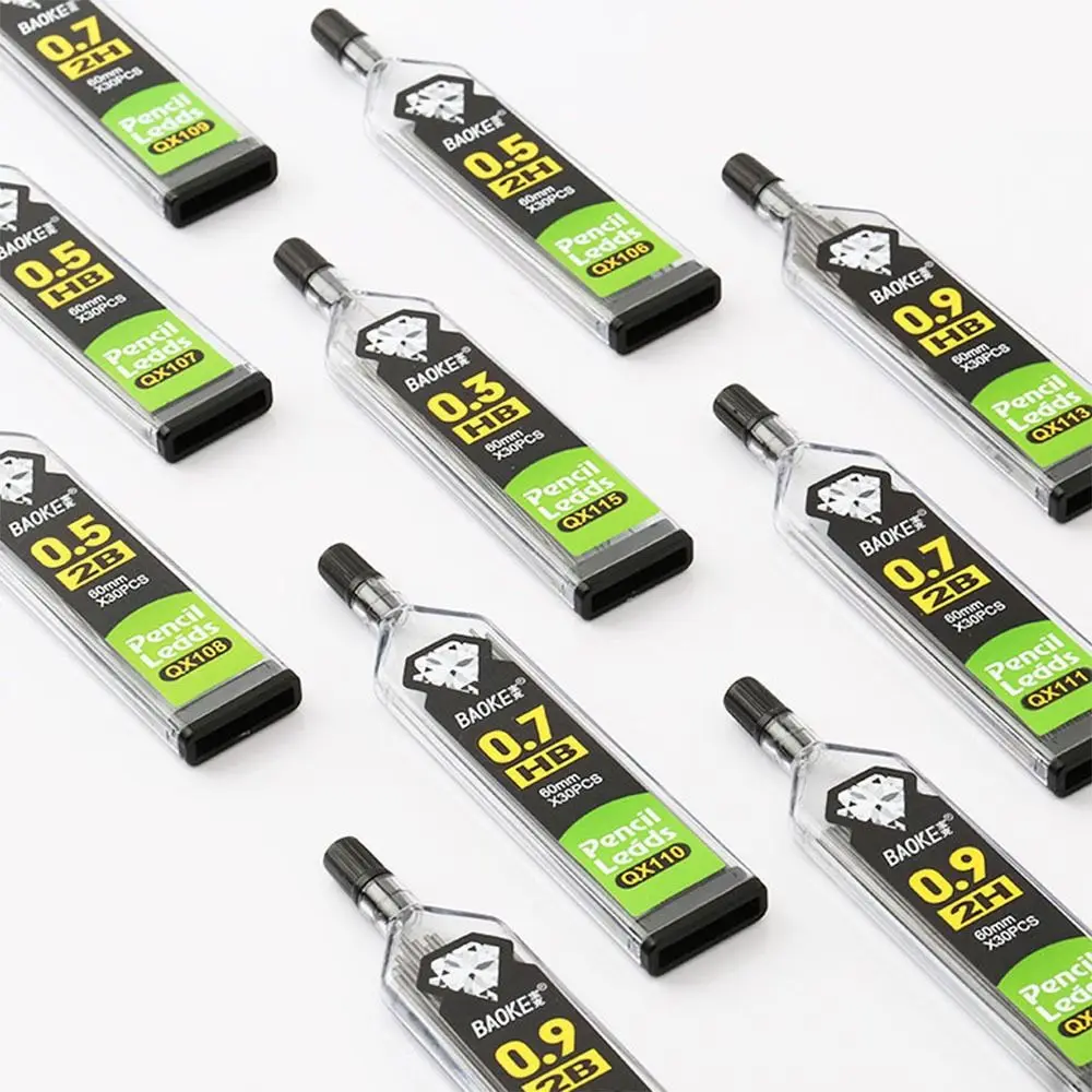 mm/0.5 mm/0.7mm/0.9 mm 2B 2H HB School Office Supplies Automatic Pencil Refills Automatic Pencil Lead Replaceable Pencil Core
mm/0.5 mm/0.7mm/0.9 mm 2B 2H HB School Office Supplies Automatic Pencil Refills Automatic Pencil Lead Replaceable Pencil Core