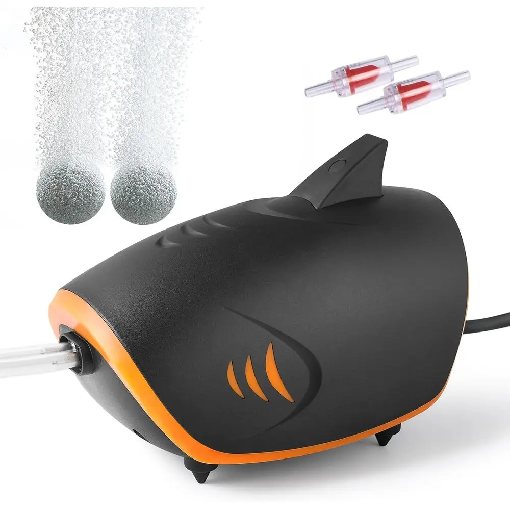 Мощный аквариумный воздушный компрессор 4W 110GPH, бесшумный аэратор для аквариума с 2 выходами, регулируемый воздушный насос для аквариумов с аксессуарами, для объемов от 20 до 200 галлонов.
Мощный аквариумный воздушный компрессор 4W 110GPH, бесшумный аэратор для аквариума с 2 выходами, регулируемый воздушный насос для аквариумов с аксессуарами, для объемов от 20 до 200 галлонов.