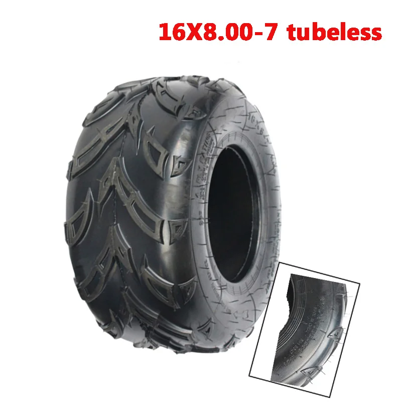 16x8-7 Tubeless Tires for 7 Inch ATV Kart Lawn Mower Farm Vehicle Wear Resistant Wheel Tires Tubeless Tires
16x8-7 Tubeless Tires for 7 Inch ATV Kart Lawn Mower Farm Vehicle Wear Resistant Wheel Tires Tubeless Tires