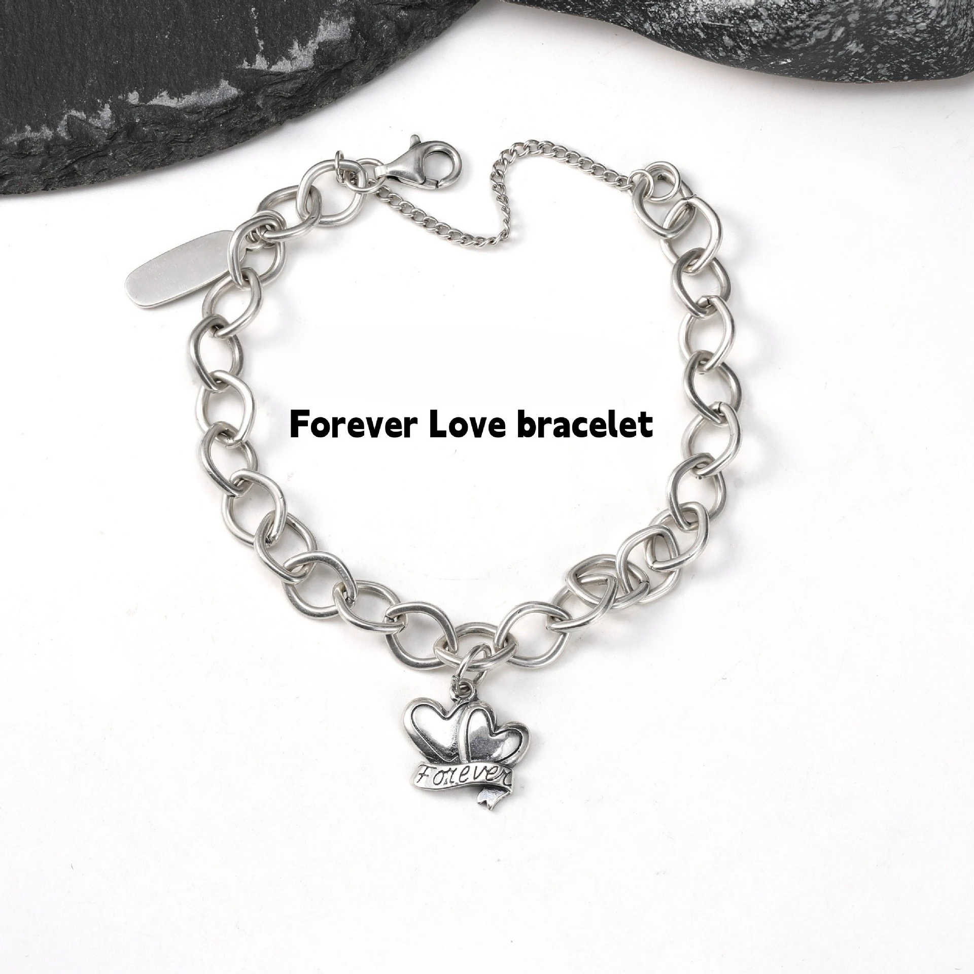 S925 Silver Forever Love Double Heart Charm Bracelet, Fun Commemorative High Sense Fashion Jewelry 2026
S925 Silver Forever Love Double Heart Charm Bracelet, Fun Commemorative High Sense Fashion Jewelry 2026