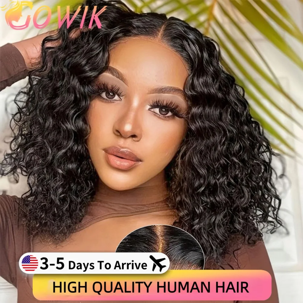 230 Density Glueless Curly Bob Wigs Human Hair Water Wave Ready To Wear Human Hair Wig Deep Wave Wigs For Black Women 16 Inch
230 Density Glueless Curly Bob Wigs Human Hair Water Wave Ready To Wear Human Hair Wig Deep Wave Wigs For Black Women 16 Inch