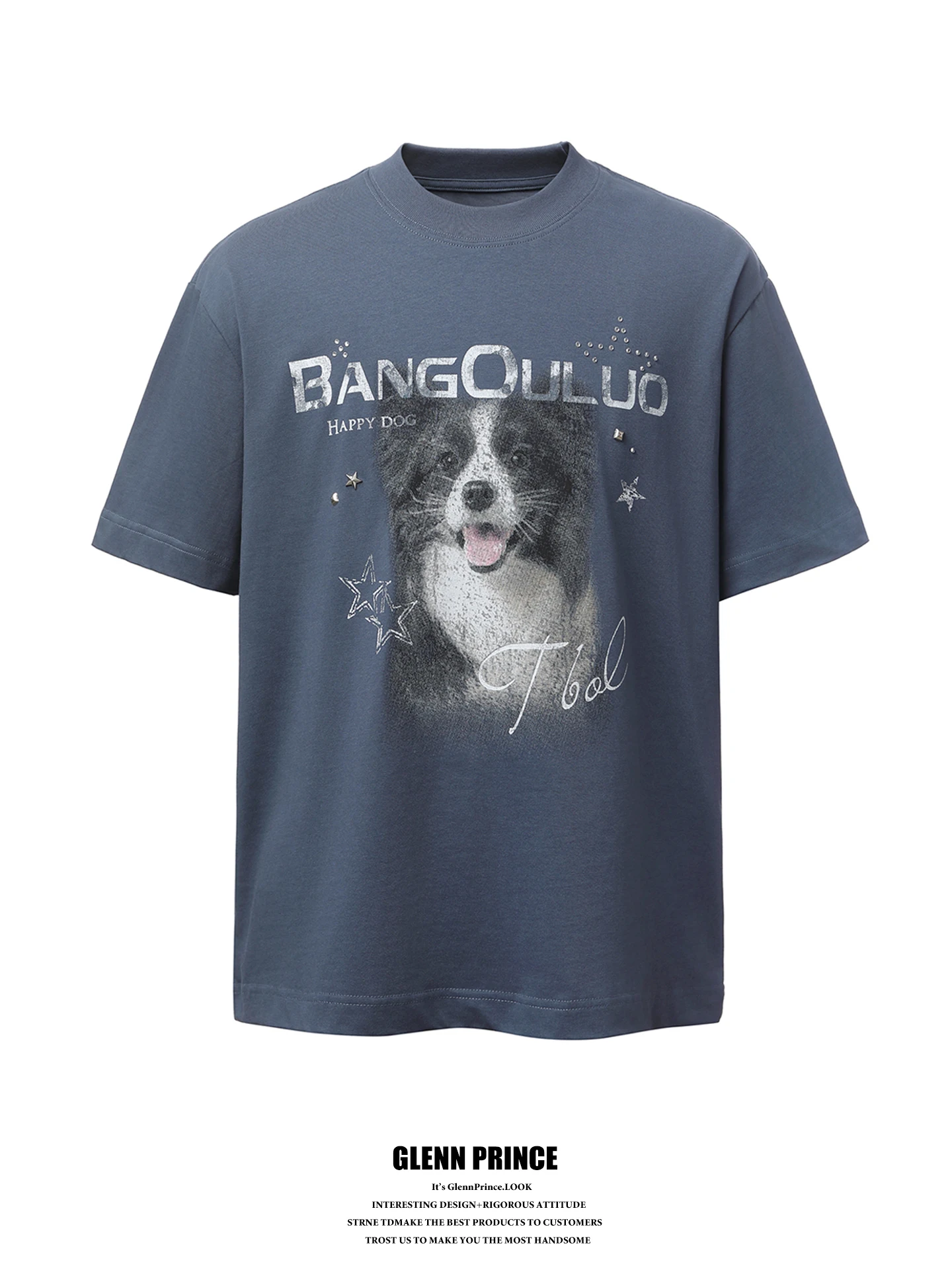 GPstudio American Retro Dog Print Cotton T-Shirt Loose Fit Summer Half Sleeve Men's T-Shirt Breathable Comfortable Casual Tee
GPstudio American Retro Dog Print Cotton T-Shirt Loose Fit Summer Half Sleeve Men's T-Shirt Breathable Comfortable Casual Tee