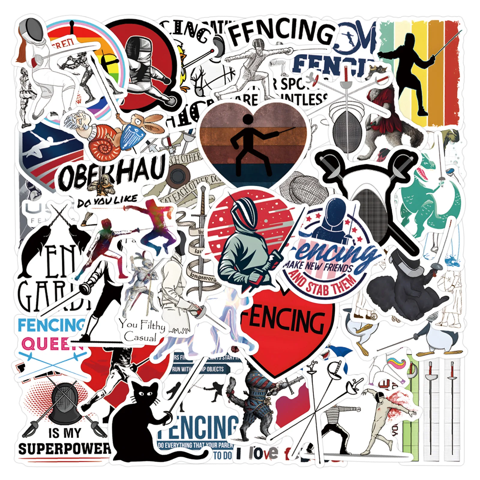 10/55PCS Cartoon Fencing Sport Graffiti Sticker Creative Decal For Laptop Guitar Phone Wardrobe Cup Waterproof Sticker Kid Toys
10/55PCS Cartoon Fencing Sport Graffiti Sticker Creative Decal For Laptop Guitar Phone Wardrobe Cup Waterproof Sticker Kid Toys