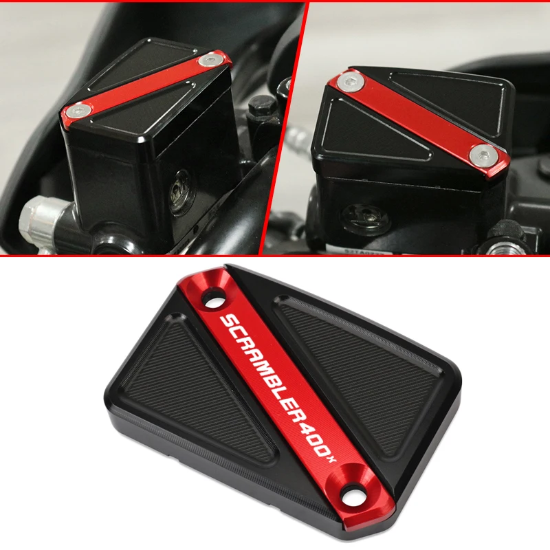 Motorcycle CNC Front Brake Reservoir Fluid Tank Cover Oil Cup Cap Fit For Speed 400 Scrambler 400X Speed400 2023 2024 2025
Motorcycle CNC Front Brake Reservoir Fluid Tank Cover Oil Cup Cap Fit For Speed 400 Scrambler 400X Speed400 2023 2024 2025