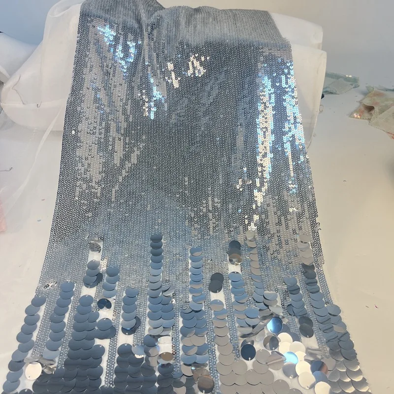 Clothing Designer Fabric Lace Fashion Costume Embroidered Cloth Sequined Embroidery Dress Fabrics
Clothing Designer Fabric Lace Fashion Costume Embroidered Cloth Sequined Embroidery Dress Fabrics