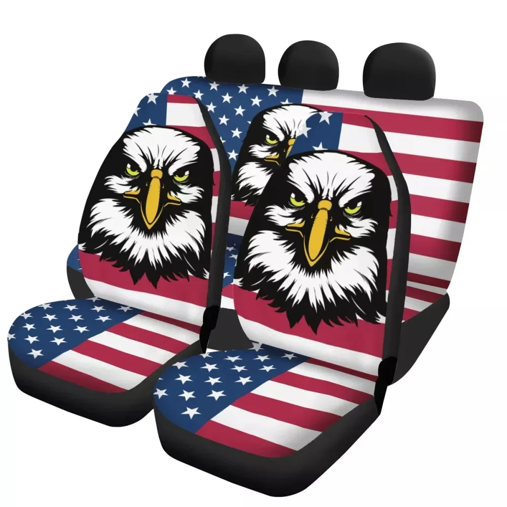 American Flag and Animal Car Accessories Automobile Seats Protector Universal Front and Rear Vehicle Seat Cushion
American Flag and Animal Car Accessories Automobile Seats Protector Universal Front and Rear Vehicle Seat Cushion
