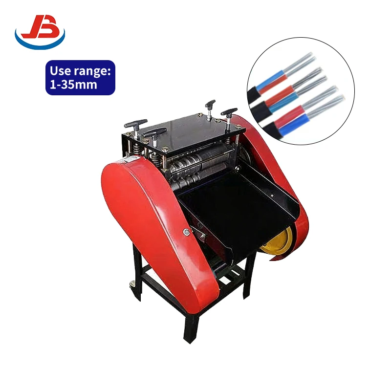 Jianbo JB-KA Scrap Copper Electrical Wire Stripper 200-800kg/day Capacity 2.2Kw Power Cable Manufacturing Equipment
Jianbo JB-KA Scrap Copper Electrical Wire Stripper 200-800kg/day Capacity 2.2Kw Power Cable Manufacturing Equipment