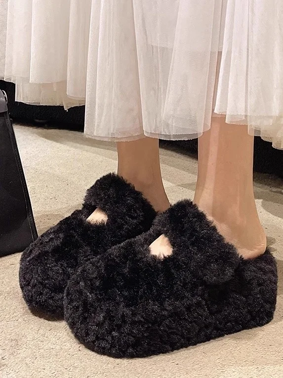 Женские меховые тапочки NativeKiss, утепленные зимние домашние уличные тапочки на меховой подкладке, теплые хлопковые тапочки с ленивой головой
Женские меховые тапочки NativeKiss, утепленные зимние домашние уличные тапочки на меховой подкладке, теплые хлопковые тапочки с ленивой головой