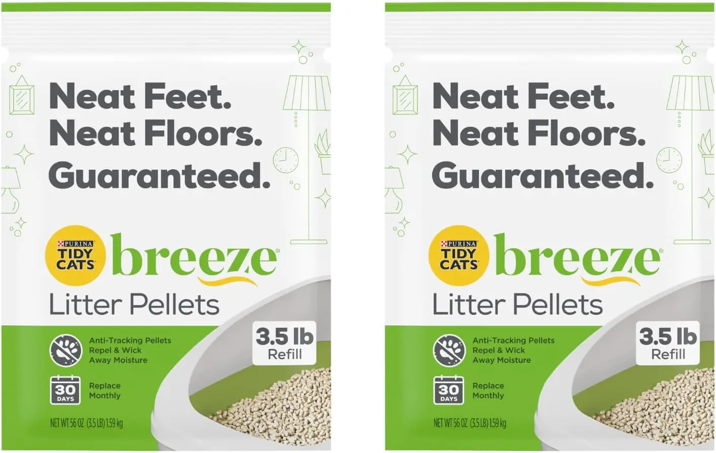 Limited Edition Cat Litter Pellets, 3.5 lb, 2-Pack - Odor Control & Easy Clean
Limited Edition Cat Litter Pellets, 3.5 lb, 2-Pack - Odor Control & Easy Clean