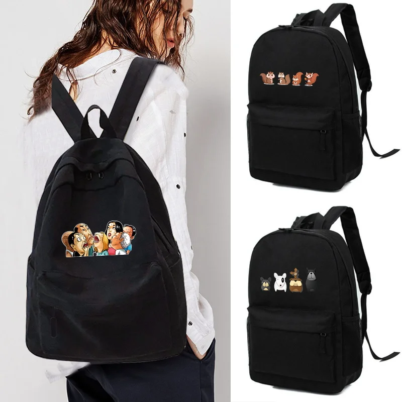Casual Travel Backpack Student School Rucksack Large Capacity Canvas Cartoon Print Zipper Unisex Organizer Laptop Shoulder Bag
Casual Travel Backpack Student School Rucksack Large Capacity Canvas Cartoon Print Zipper Unisex Organizer Laptop Shoulder Bag