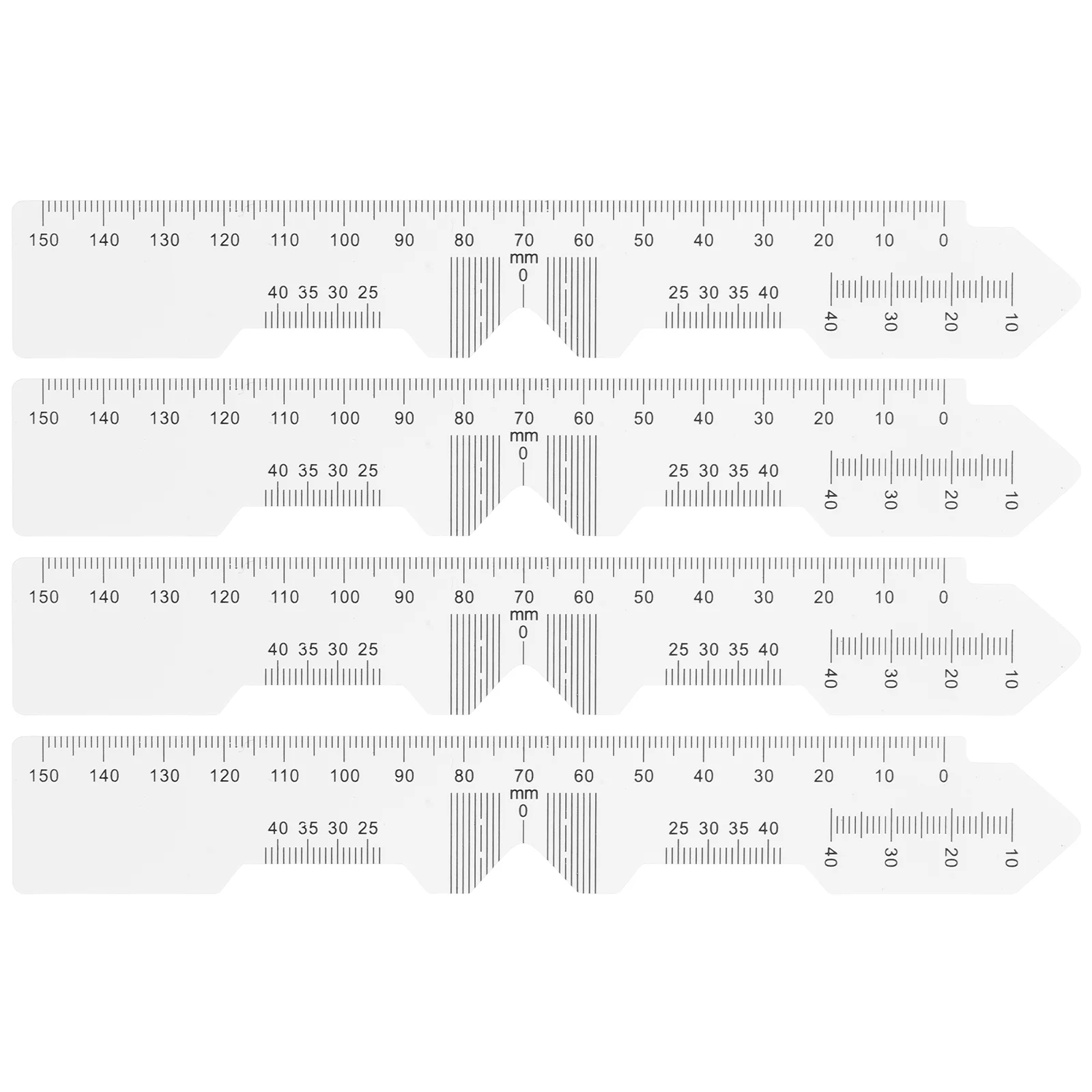 4 Pcs Pd Measurement Tool for Eyes Sunglasses Pupil Distance Measuring Pvc Ruler Eyeglasses Meter Optometrist Student
4 Pcs Pd Measurement Tool for Eyes Sunglasses Pupil Distance Measuring Pvc Ruler Eyeglasses Meter Optometrist Student