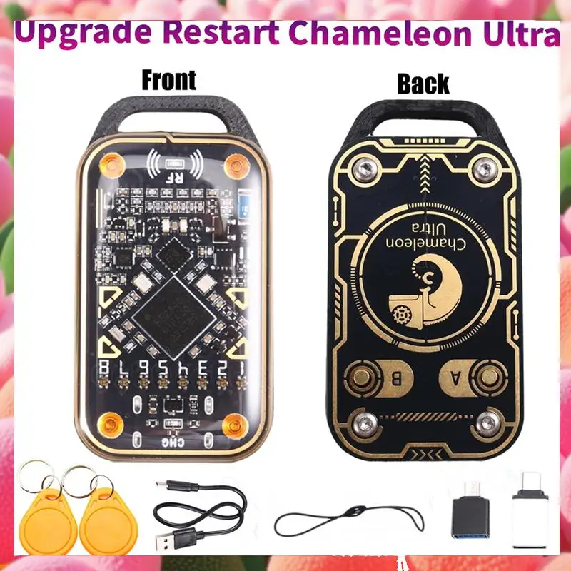 Chameleon Ultra Smart Card Emulator+2XCUID Keychain RFID Smart Chip Reader 125K 13.56Mhz Card Decode Duplicator-ABJU
Chameleon Ultra Smart Card Emulator+2XCUID Keychain RFID Smart Chip Reader 125K 13.56Mhz Card Decode Duplicator-ABJU