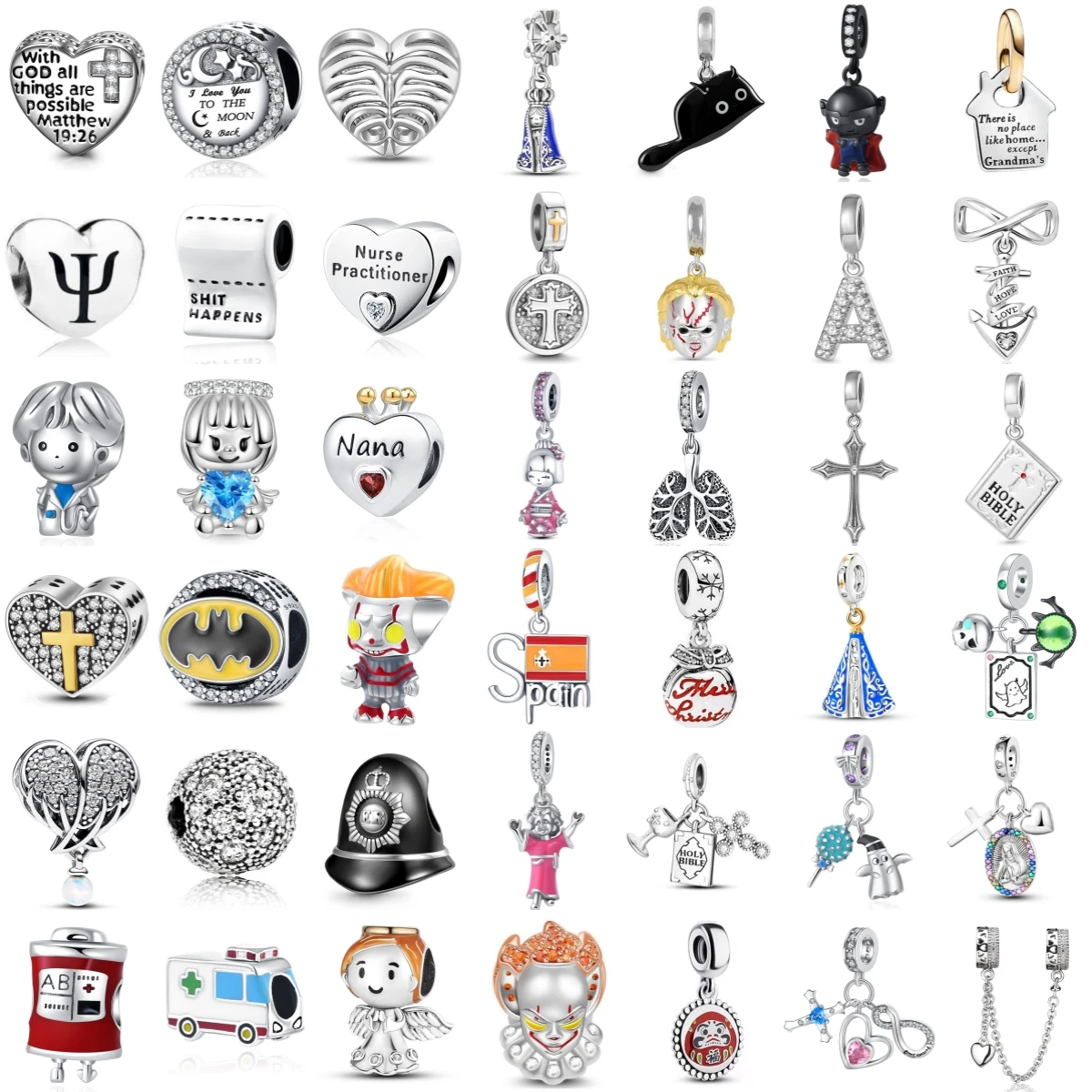 Новый 925 серебряный ангел-крест, докторская шляпа, подвески, бусины, подходят для оригинального браслета, аксессуары, ювелирные изделия «сделай сам» для женщин
Новый 925 серебряный ангел-крест, докторская шляпа, подвески, бусины, подходят для оригинального браслета, аксессуары, ювелирные изделия «сделай сам» для женщин