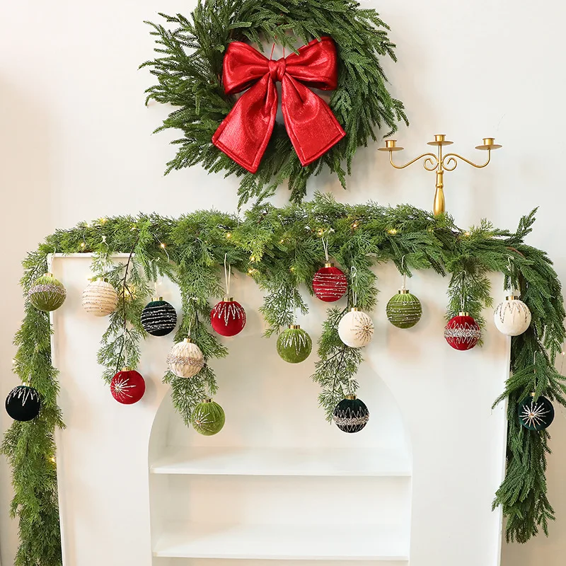 8 см-12 шт. усовершенствованные флокированные украшения в виде рождественских шаров с блестками, украшение для рождественской елки, вечерние украшения, подвеска в виде рождественских сфер, новинка 2023 г.
8 см-12 шт. усовершенствованные флокированные украшения в виде рождественских шаров с блестками, украшение для рождественской елки, вечерние украшения, подвеска в виде рождественских сфер, новинка 2023 г.