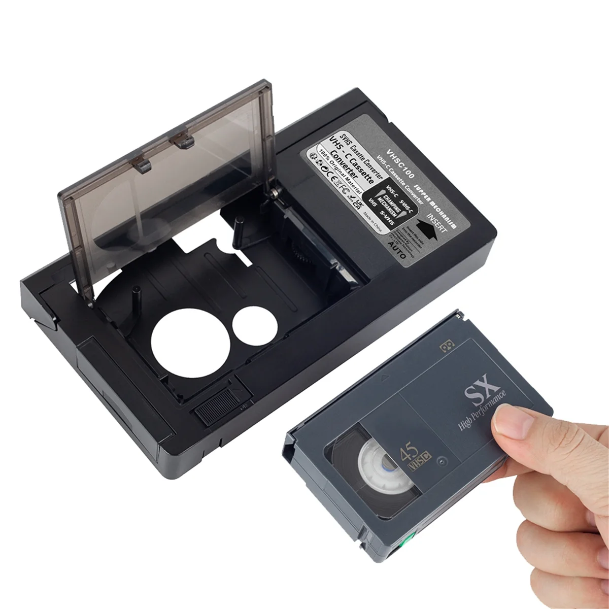 Покупайте сейчас Кассетный адаптер VHS-C для JVC для RCA для Panasonic VHS-C SVHS Кассетный адаптер VHS Не для 8 мм/MiniDV/Hi8
Покупайте сейчас Кассетный адаптер VHS-C для JVC для RCA для Panasonic VHS-C SVHS Кассетный адаптер VHS Не для 8 мм/MiniDV/Hi8