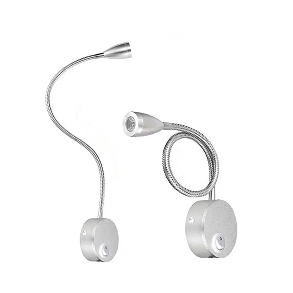 LED Bedside Reading Light Flexible Gooseneck Wall Lamp Brushed Silver Warm White Indoor Wall Mounted Reading Lamp
LED Bedside Reading Light Flexible Gooseneck Wall Lamp Brushed Silver Warm White Indoor Wall Mounted Reading Lamp