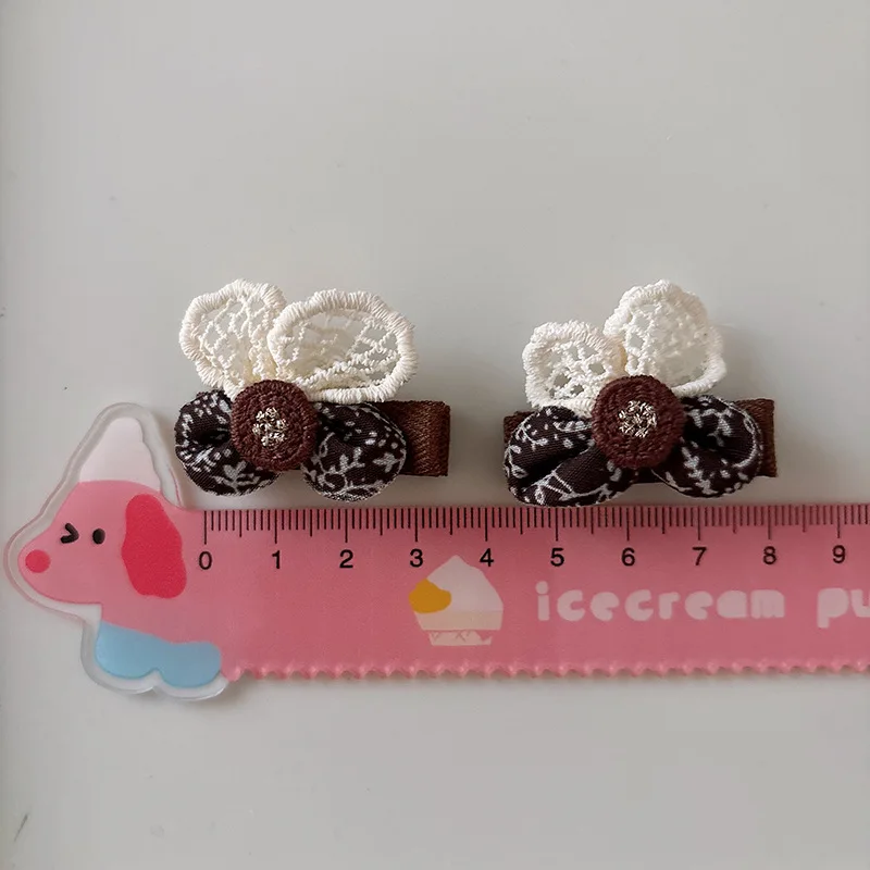 1pair New Handmade Forest Kids Small Clips Floral Lace Cute Girls Hair Ties Kids Accessories Headwear
1pair New Handmade Forest Kids Small Clips Floral Lace Cute Girls Hair Ties Kids Accessories Headwear