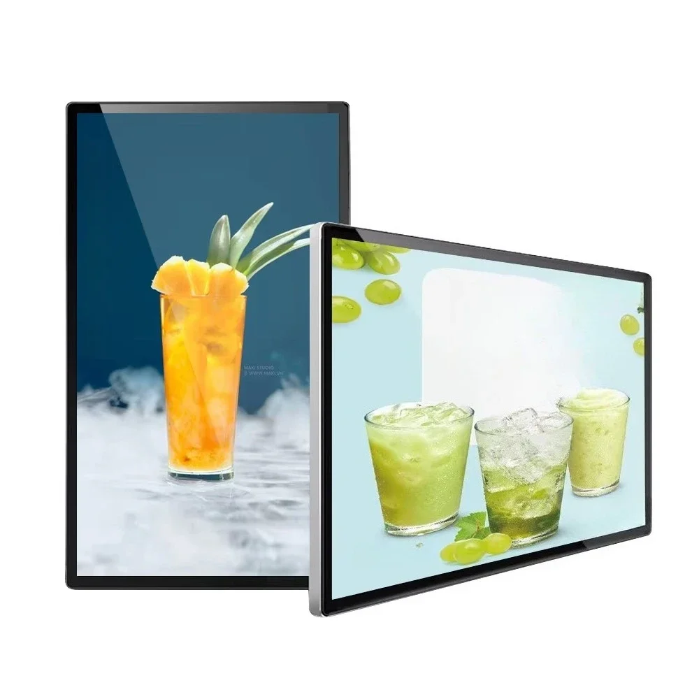 Digital menu boards for restaurants and exhibitions Wall-mounted displays LCD digital signage Advertising billboards
Digital menu boards for restaurants and exhibitions Wall-mounted displays LCD digital signage Advertising billboards