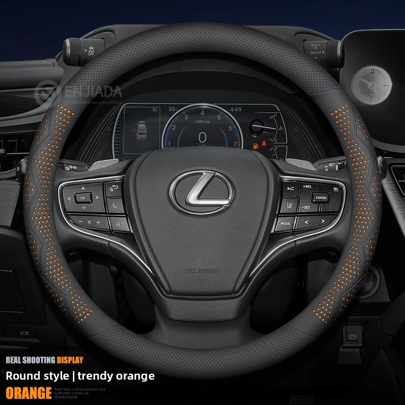Leather Car Steering Wheel Cover for Lexus NX RX UX IS LBX GS RC Is250 Ct200h Es300h Is200 Is300h Nx300h Interior Accessories
Leather Car Steering Wheel Cover for Lexus NX RX UX IS LBX GS RC Is250 Ct200h Es300h Is200 Is300h Nx300h Interior Accessories