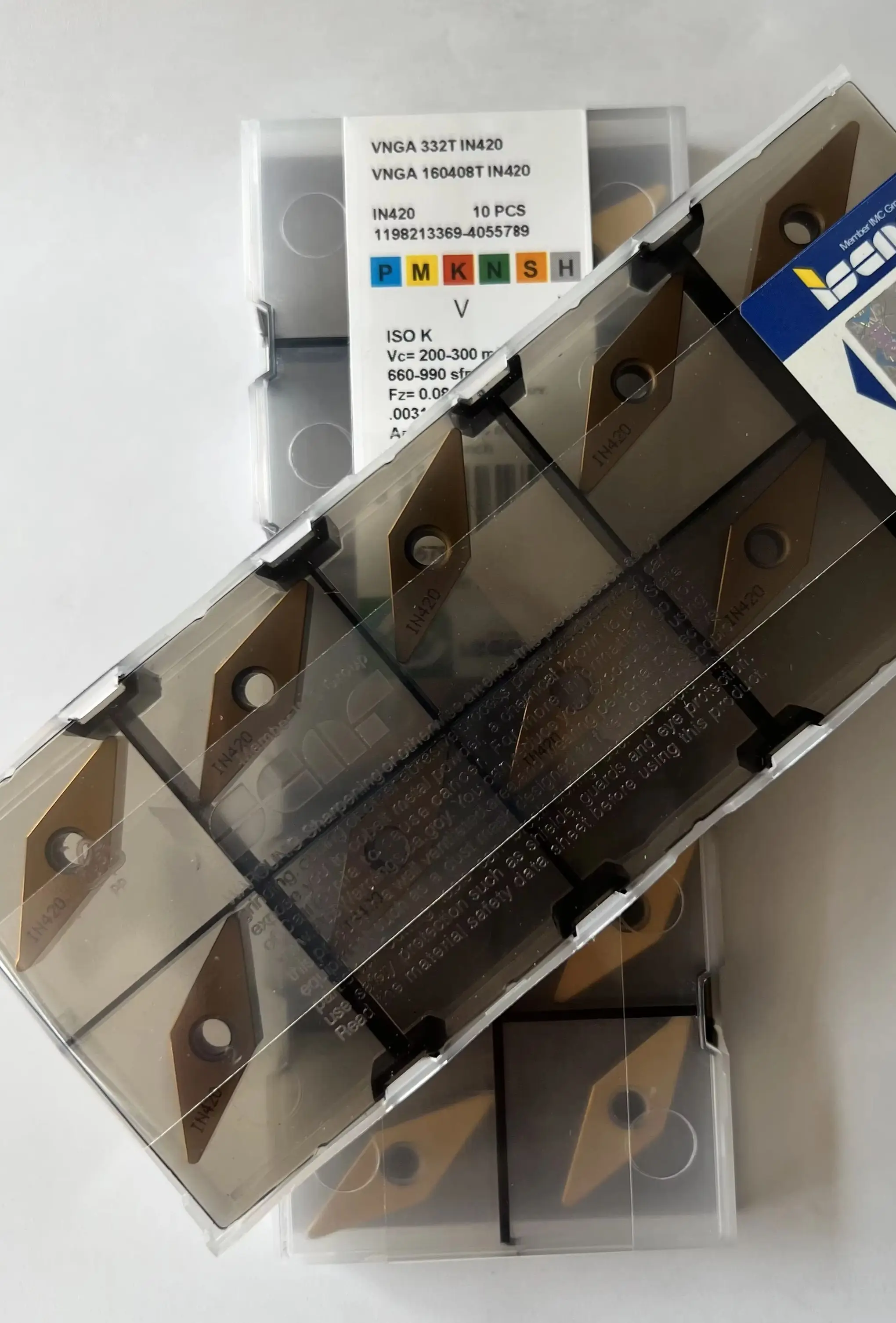 CNC lathe tool VCMT160408-SM IC6025/VNGA160404T IN420/VNGA160408T IN420/VNMG160408-M3M IC6025 10pcs/box
CNC lathe tool VCMT160408-SM IC6025/VNGA160404T IN420/VNGA160408T IN420/VNMG160408-M3M IC6025 10pcs/box