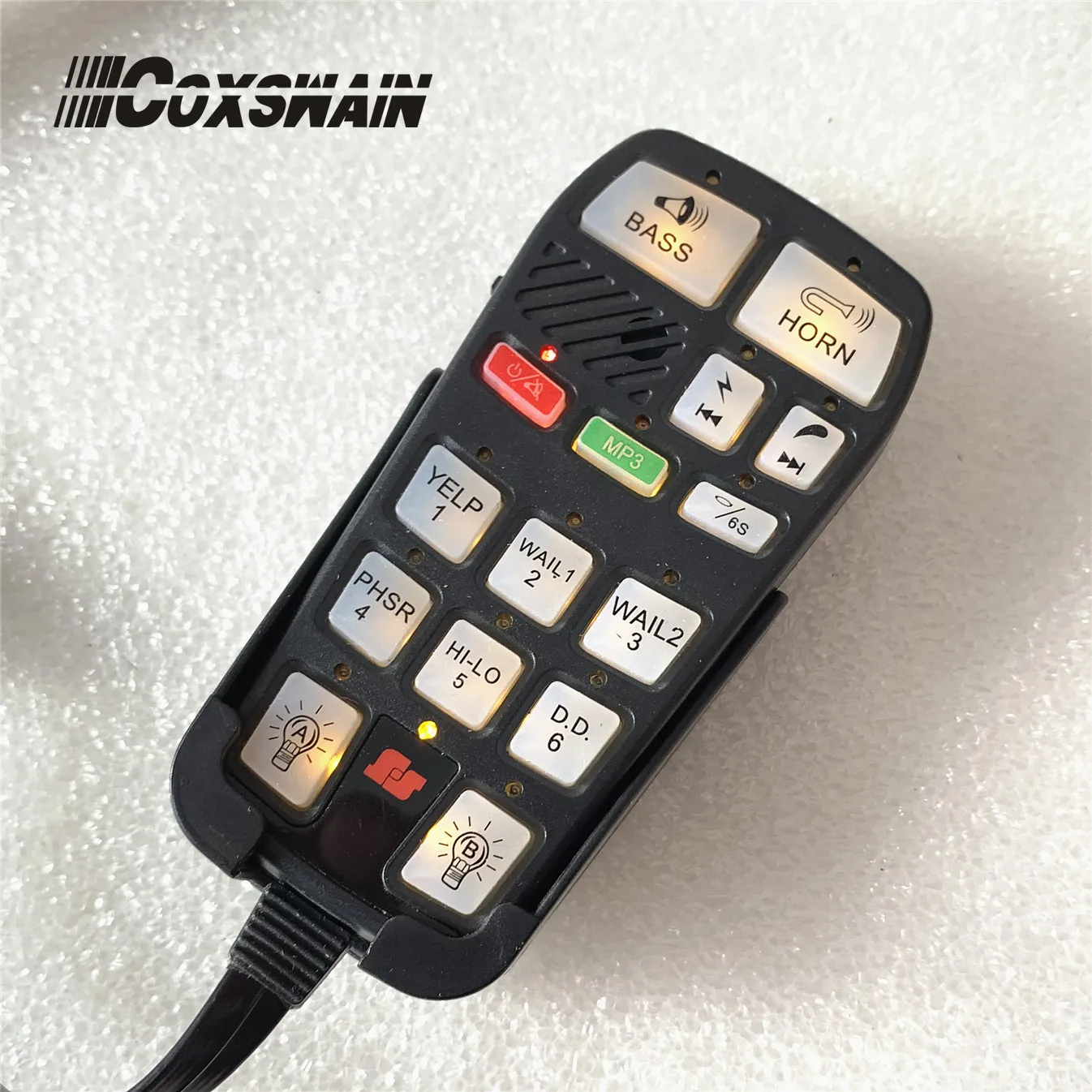 Remote Controller of TS-200/AS920/T9/S8 for Loud Horn Speaker 200W 400W Police Siren
Remote Controller of TS-200/AS920/T9/S8 for Loud Horn Speaker 200W 400W Police Siren