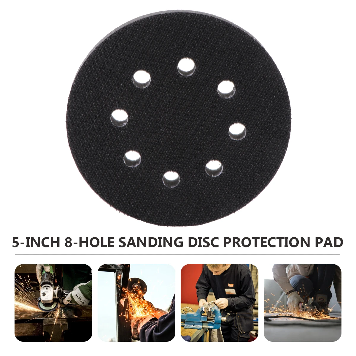 5 Inch 8 Hole Cushion Pad 125Mm Sanding Disc Backing Pad Protection For Uneven Surface Wood Polishing Dust Prevention
5 Inch 8 Hole Cushion Pad 125Mm Sanding Disc Backing Pad Protection For Uneven Surface Wood Polishing Dust Prevention