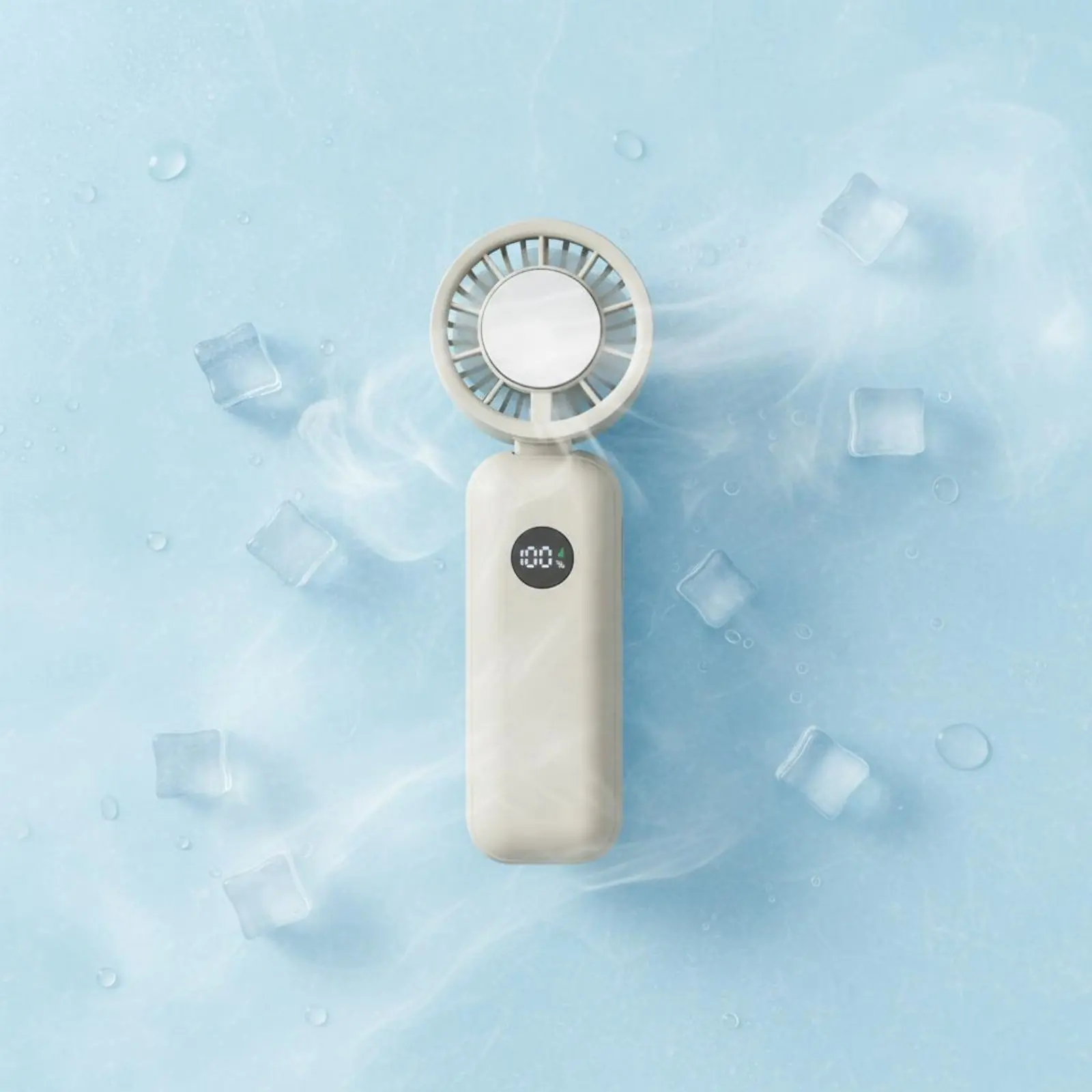 Mini Foldable Fan Illuminated Digital Display Handheld Cooling Fan Individual Air Chiller Long Battery Life Built-in Carabiner
Mini Foldable Fan Illuminated Digital Display Handheld Cooling Fan Individual Air Chiller Long Battery Life Built-in Carabiner