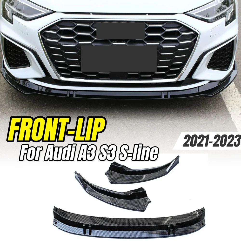 For Audi A3 S3 S-line 2021-2023 Front Bumper Lip Splitter Side Apron Body Kit Deflector Protector,Car Styling Upgrade Parts.
For Audi A3 S3 S-line 2021-2023 Front Bumper Lip Splitter Side Apron Body Kit Deflector Protector,Car Styling Upgrade Parts.