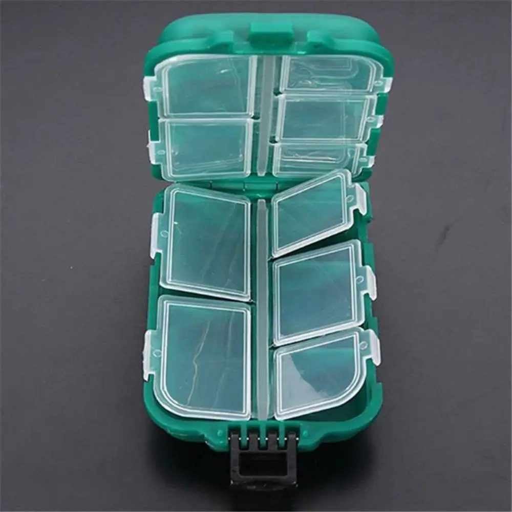 Minnow Portable Shrimp Hook Accessories Baits Fishing Tackle Storage Tool Box 10 Lattices Lure Case
Minnow Portable Shrimp Hook Accessories Baits Fishing Tackle Storage Tool Box 10 Lattices Lure Case