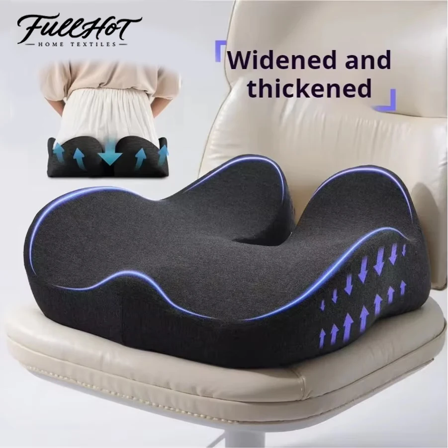 FULLHOT Ergonomic Thickened Memory Foam Seat Cushion for Office Chair, Heavy-Duty Pad with Removable Cover, Lower Back Support
FULLHOT Ergonomic Thickened Memory Foam Seat Cushion for Office Chair, Heavy-Duty Pad with Removable Cover, Lower Back Support