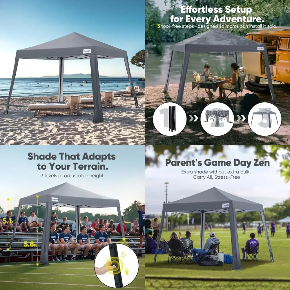 Портативная легкая палатка с навесом 10x10 для пляжных и спортивных мероприятий с защитой от солнца, универсальное укрытие для улицы
Портативная легкая палатка с навесом 10x10 для пляжных и спортивных мероприятий с защитой от солнца, универсальное укрытие для улицы