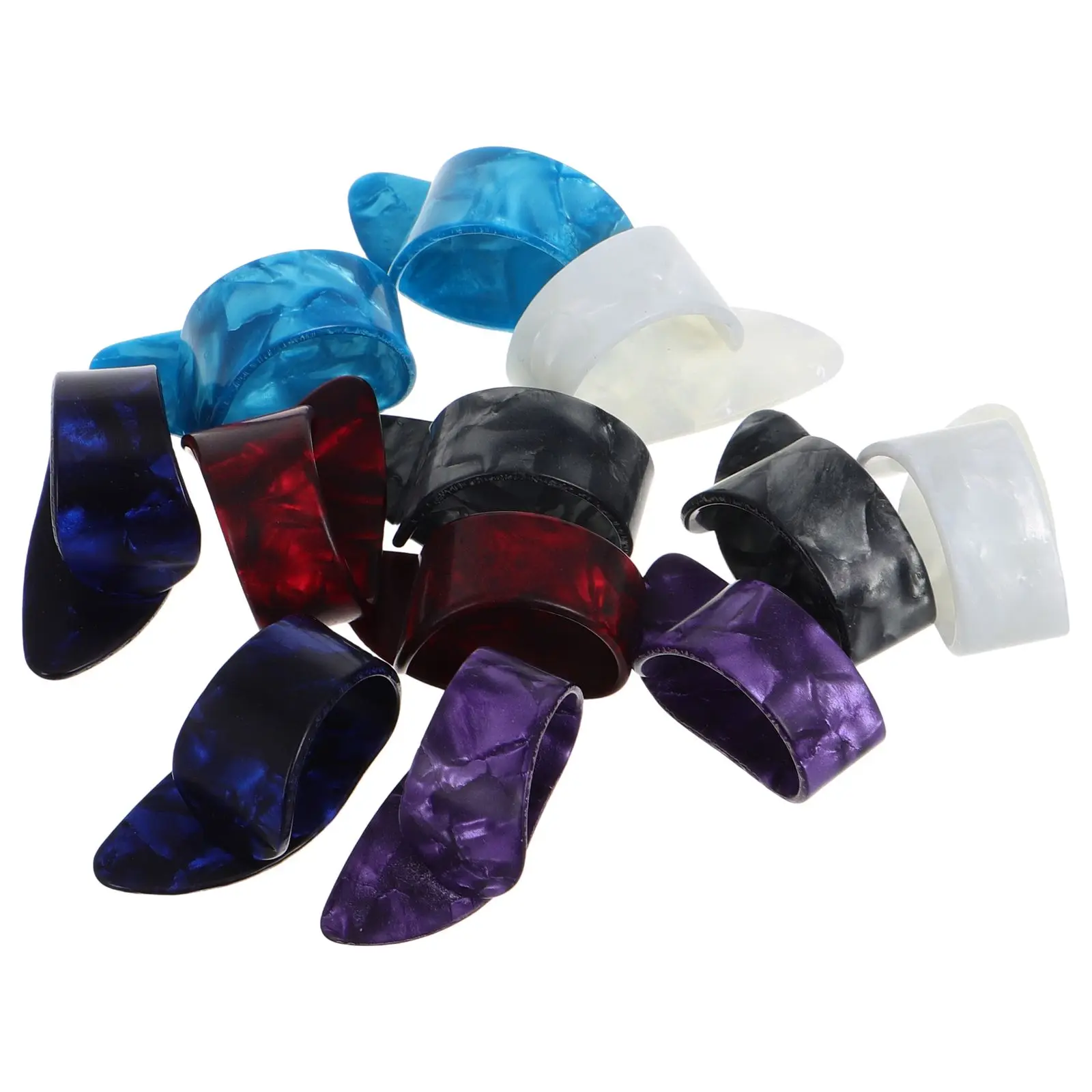 12 Pcs Banjo Guitar Pick Plectrums for Ukulele Plastic Thumb Finger Picks Acoustic
12 Pcs Banjo Guitar Pick Plectrums for Ukulele Plastic Thumb Finger Picks Acoustic