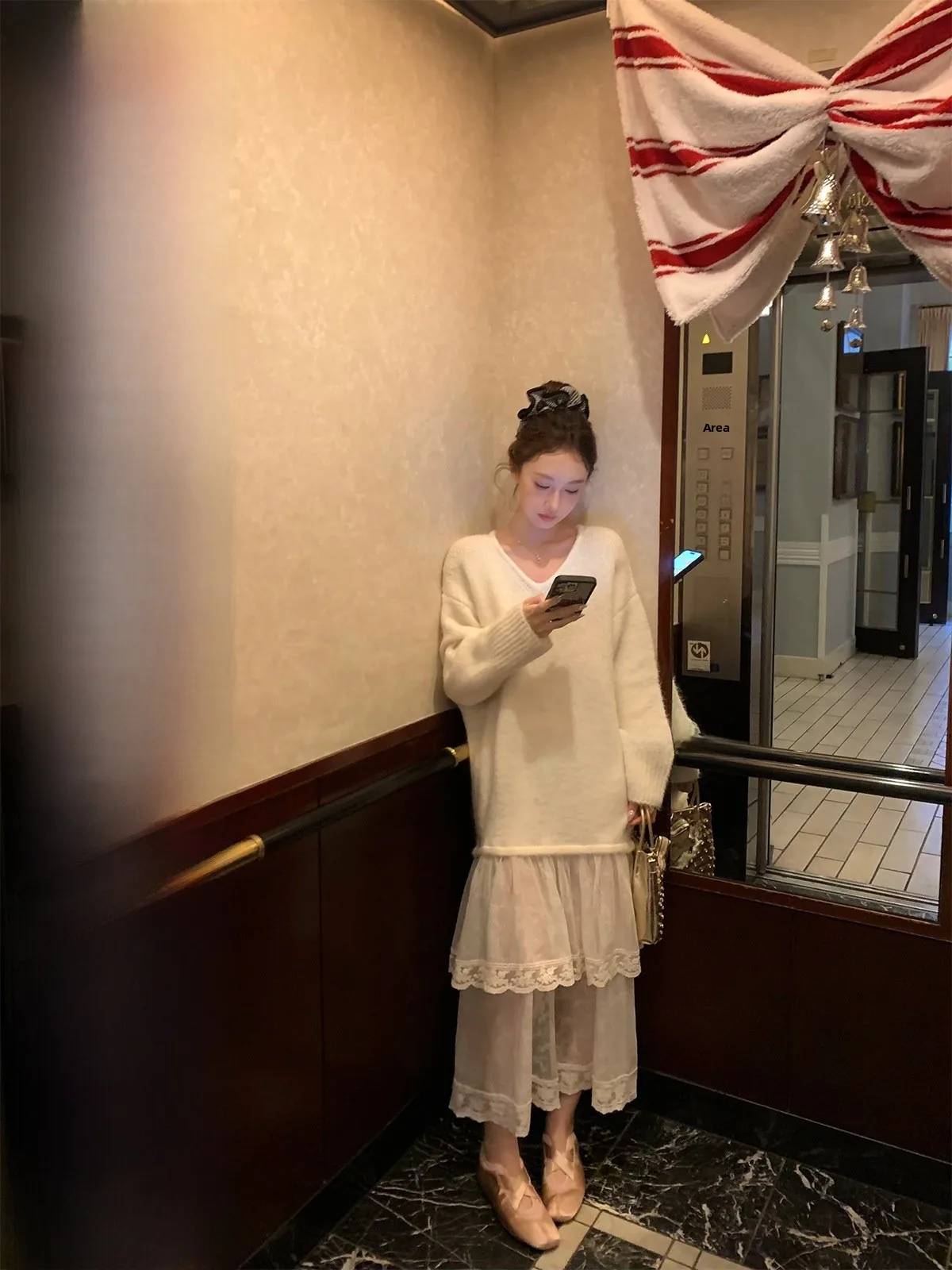 Bankelili Moonlight Godd Lace Trimmed Knitted Dr V-Ne Splicing Long Sve Winter Women's Faion Casual Dr
Bankelili Moonlight Godd Lace Trimmed Knitted Dr V-Ne Splicing Long Sve Winter Women's Faion Casual Dr