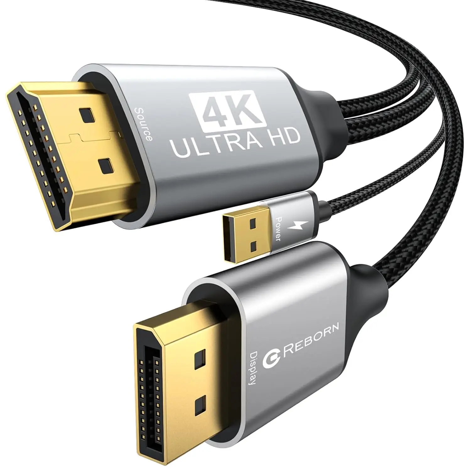 Active HDMI to DisplayPort Cable 4K 60Hz 1080p 120Hz 6FT Uni-Directional for PC Laptop AMD NVIDIA PS5 Xbox
Active HDMI to DisplayPort Cable 4K 60Hz 1080p 120Hz 6FT Uni-Directional for PC Laptop AMD NVIDIA PS5 Xbox
