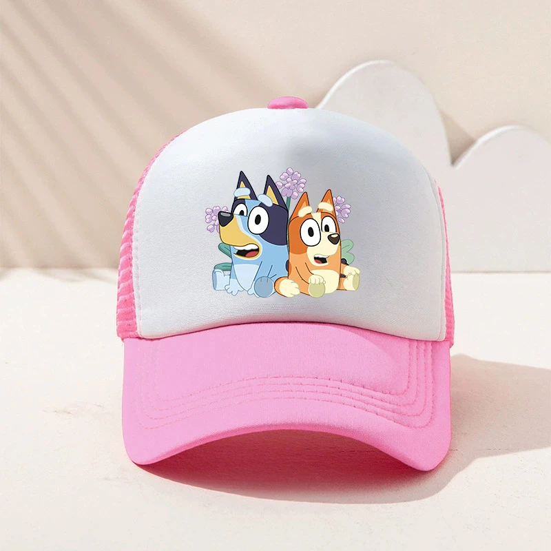 Cartoon Blueys Kids Adult Baseball Cap Cute Movie Women Girl Summer Sunshade Mesh Sunhat Outdoor Travel Sun Protection Peak Cap
Cartoon Blueys Kids Adult Baseball Cap Cute Movie Women Girl Summer Sunshade Mesh Sunhat Outdoor Travel Sun Protection Peak Cap