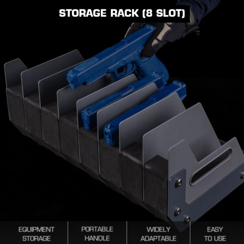 Handheld storage compartment for pistol racks and anti-collision equipment for shooting range launchers
Handheld storage compartment for pistol racks and anti-collision equipment for shooting range launchers