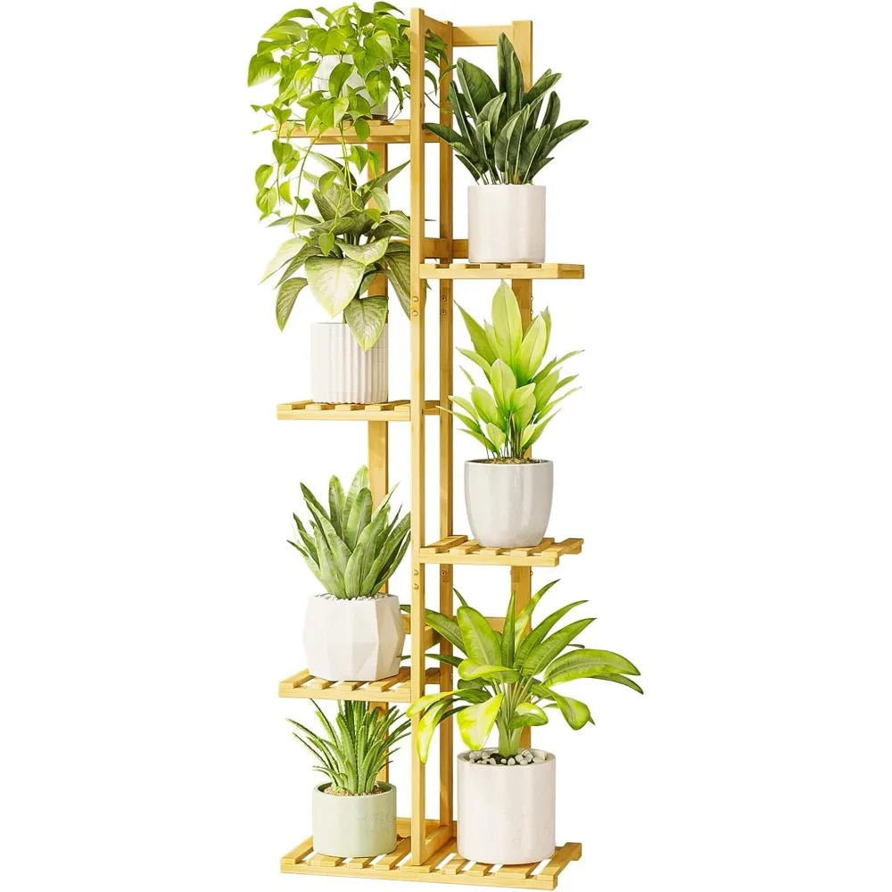 Bamboo Corner Plant Stand Indoor, 6 Tier Tall Plant Shelf for Multiple Plants, Tiered Flower Stand for Window Garden
Bamboo Corner Plant Stand Indoor, 6 Tier Tall Plant Shelf for Multiple Plants, Tiered Flower Stand for Window Garden