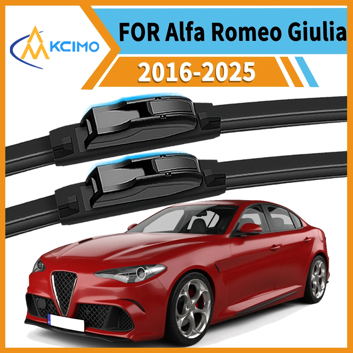 High-Quality 2-Pack Wiper Blades for Alfa Romeo Giulia 2016-2025 All-Weather Clarity Reduced Streaking Enhanced Driving Safety
High-Quality 2-Pack Wiper Blades for Alfa Romeo Giulia 2016-2025 All-Weather Clarity Reduced Streaking Enhanced Driving Safety