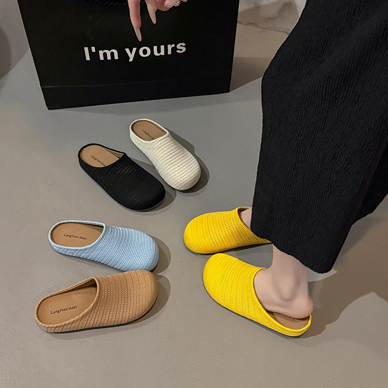 2025 Summer Women Comfortable Casual Slip On House Slippers Ladies Hollow Out Backless Casual Loafers Walking Knit Shoes
2025 Summer Women Comfortable Casual Slip On House Slippers Ladies Hollow Out Backless Casual Loafers Walking Knit Shoes