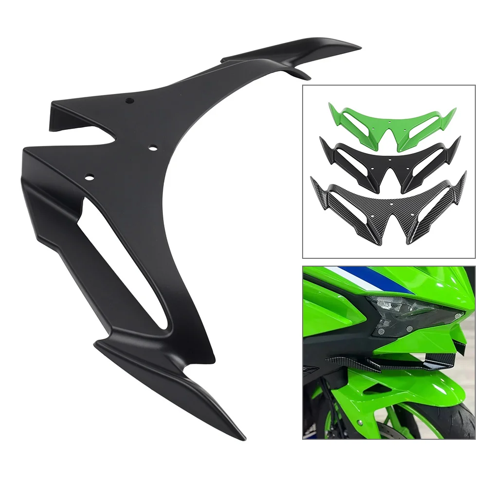 Front Fairing Winglet Spoiler Aerodynamic Wing Kit For Kawasaki Ninja 500 2024 2025 2026
Front Fairing Winglet Spoiler Aerodynamic Wing Kit For Kawasaki Ninja 500 2024 2025 2026