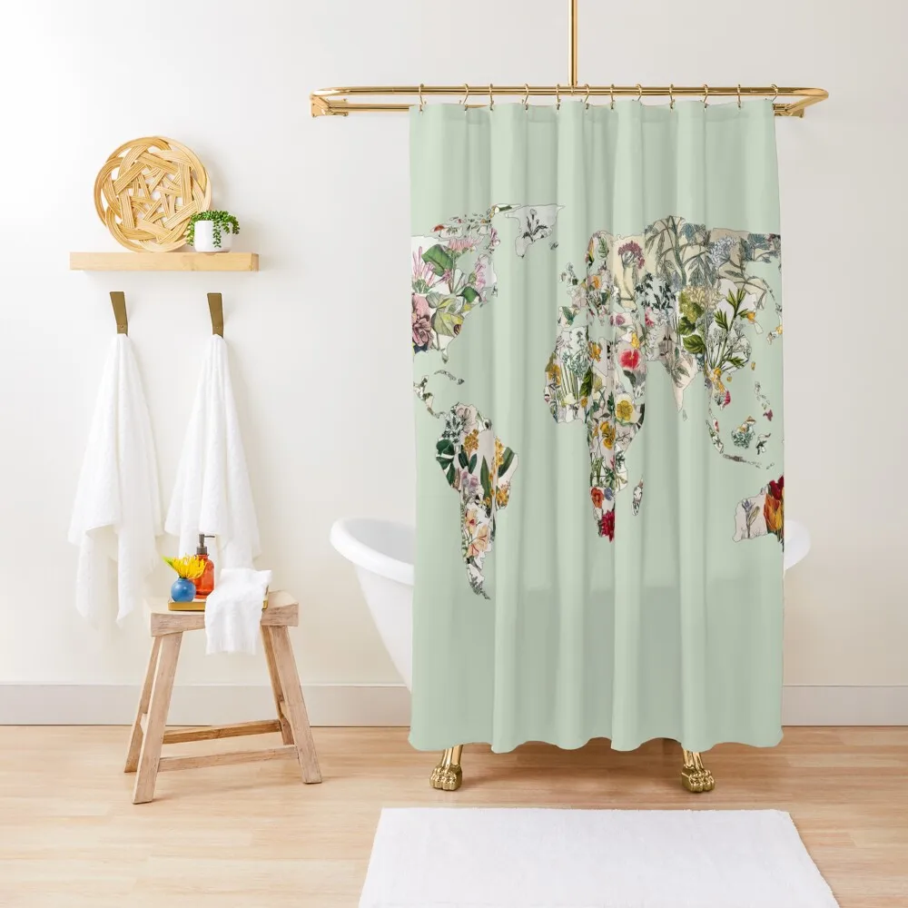 Vintage Botanical World Green Shower Curtain Bathroom Deco Bathroom For Shower Curtain
Vintage Botanical World Green Shower Curtain Bathroom Deco Bathroom For Shower Curtain