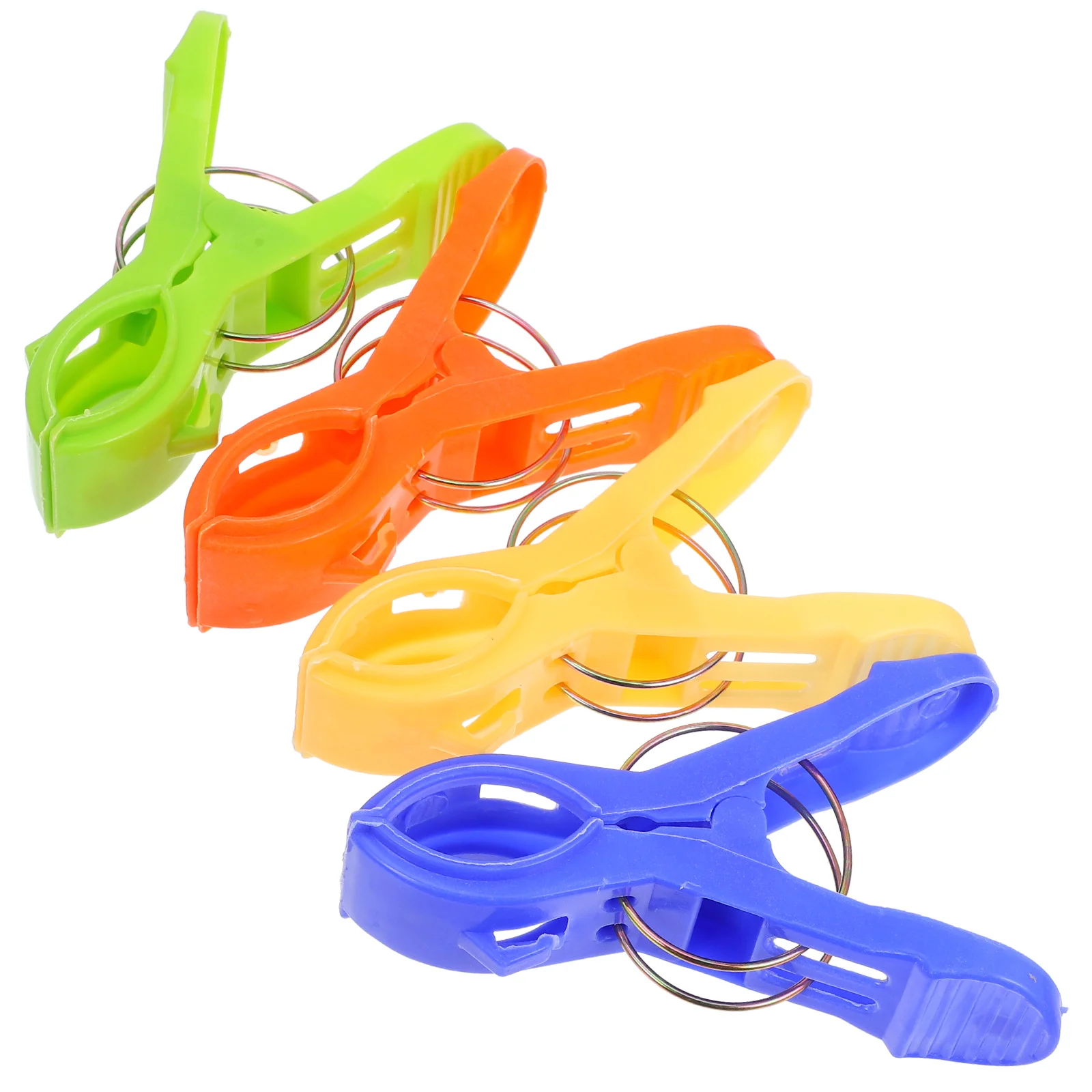 4pcs Beach Towel Clips Multifunctional Plastic Bright Rust-Resistant Large Fit Rounded Jaws Chairs Secure Light Cloth Easy Find
4pcs Beach Towel Clips Multifunctional Plastic Bright Rust-Resistant Large Fit Rounded Jaws Chairs Secure Light Cloth Easy Find