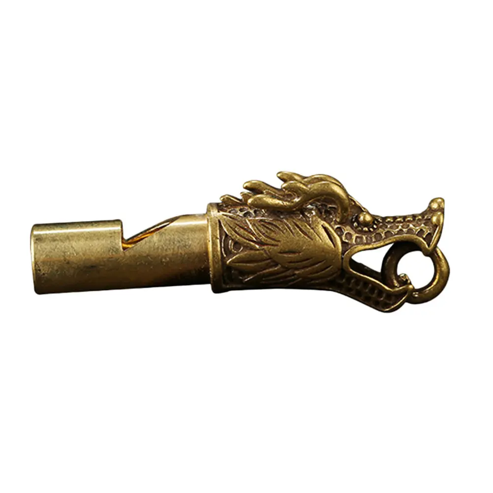Delicate Brass Whistle Keychain with Exquisite Dragon Carving Ultra Loud Emergency Whistle for Camping Hiking Boating Hunting
Delicate Brass Whistle Keychain with Exquisite Dragon Carving Ultra Loud Emergency Whistle for Camping Hiking Boating Hunting
