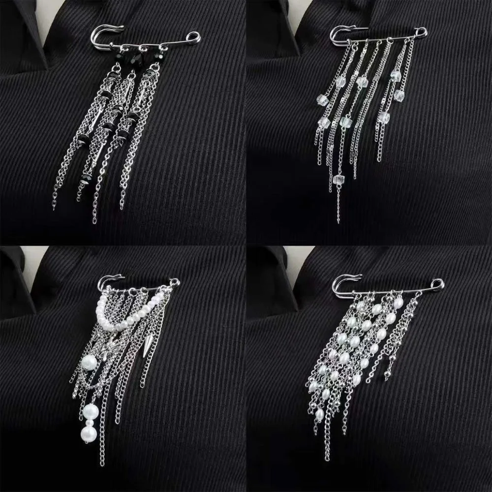 New Pearl Tassel Chain Brooch Pins for Women Clothing Waist Shaping Fixing Accessory Decorative Fashion Jewelry Gifts
New Pearl Tassel Chain Brooch Pins for Women Clothing Waist Shaping Fixing Accessory Decorative Fashion Jewelry Gifts