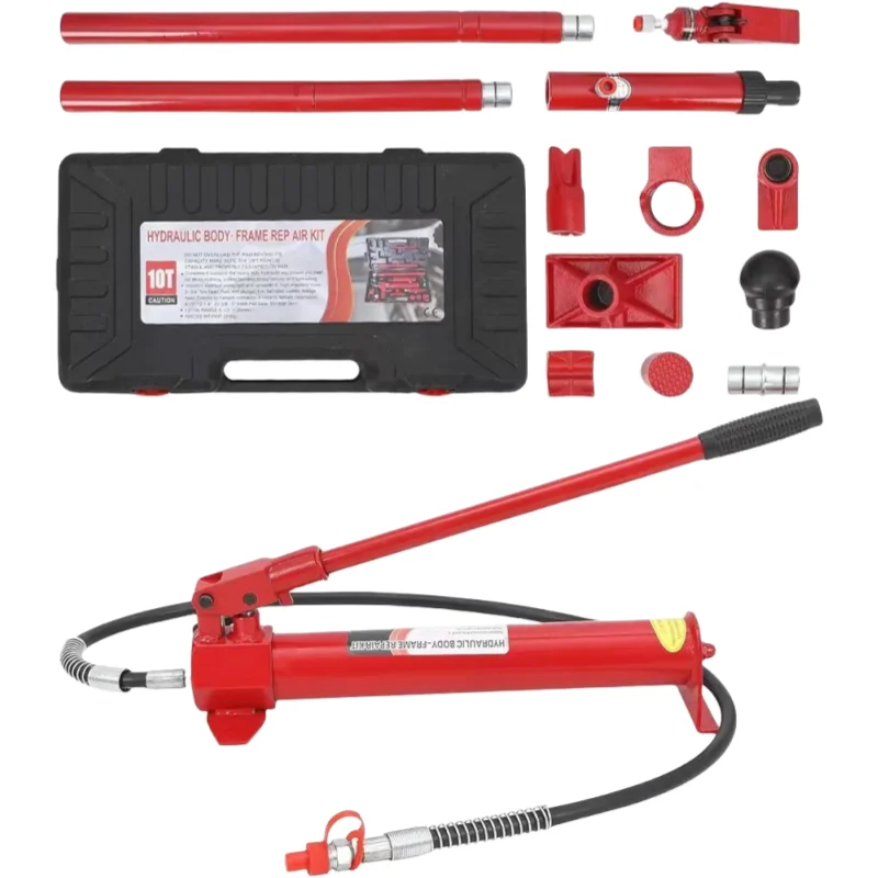 10ton Hydraulic Porta Power Steel Jack Multifunctional Car Body Frame Repair Kit Combined Car Jacks
10ton Hydraulic Porta Power Steel Jack Multifunctional Car Body Frame Repair Kit Combined Car Jacks