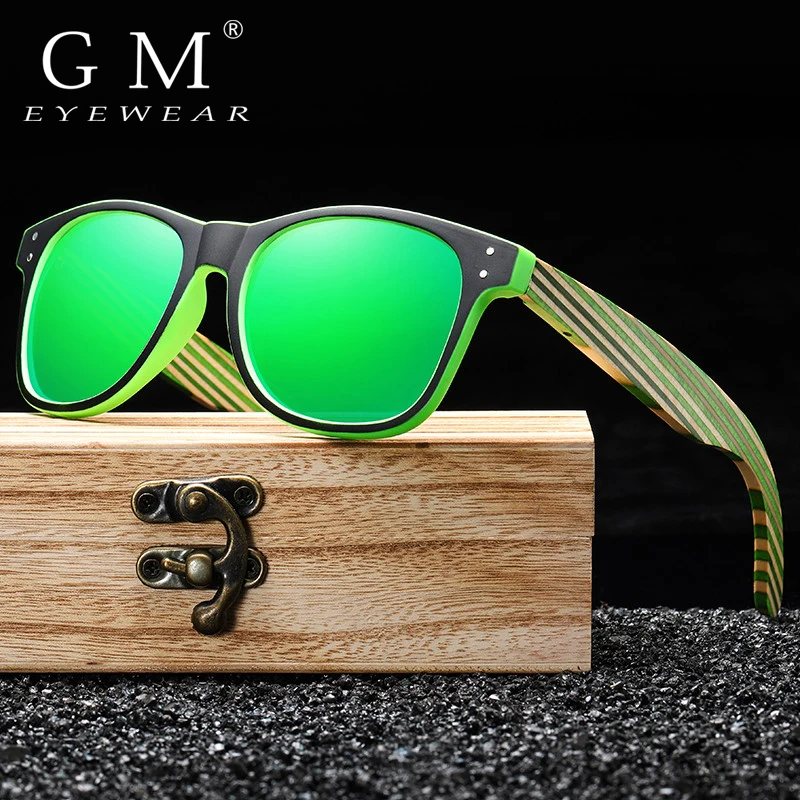 GM Color Wooden Sunglasses Women Polarized Fashion Sun Glasses Original Wood Oculos de sol masculino S5029C
GM Color Wooden Sunglasses Women Polarized Fashion Sun Glasses Original Wood Oculos de sol masculino S5029C